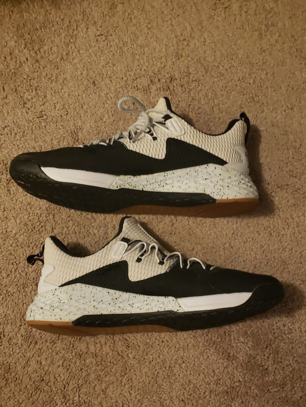 Reebok Men's Nano X Froning Shoe White and Black Athletic Sneakers